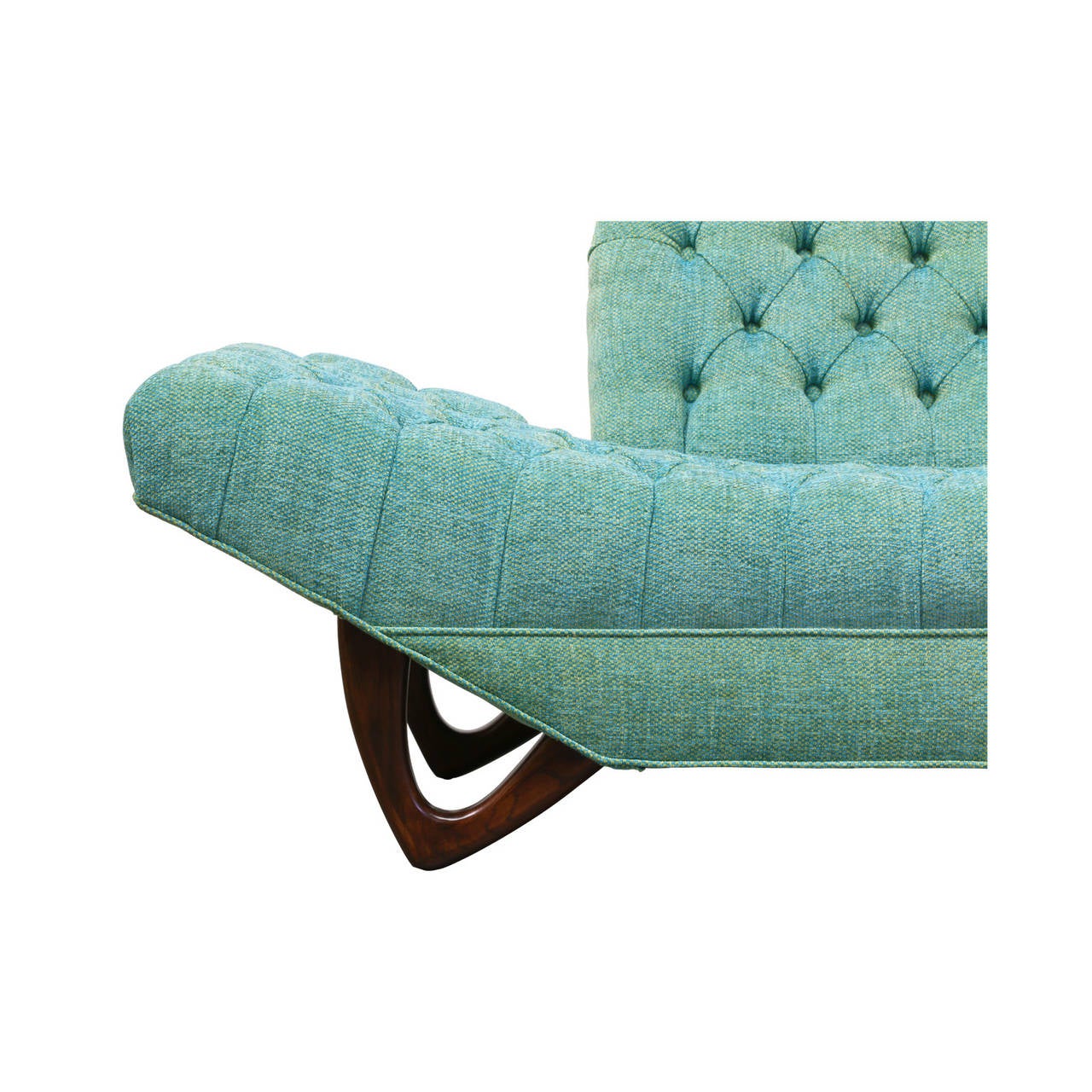 American Craft Associates Style Tufted Sofa or Chaise Lounge