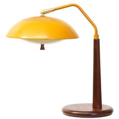 Gerald Thurston Yellow Desk Lamp for Lightolier