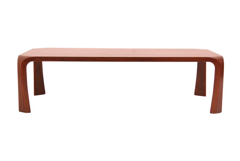 Saburo Inui Rosewood Coffee Table for Tendo Mokko In Excellent Condition In Los Angeles, CA