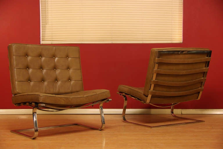 Mid-Century Modern Tugendhat Chair by Ludwig Mies van der Rohe
