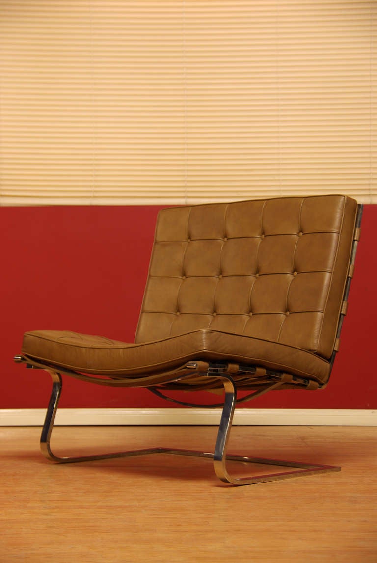Tugendhat Chair by Ludwig Mies van der Rohe In Excellent Condition In Los Angeles, CA