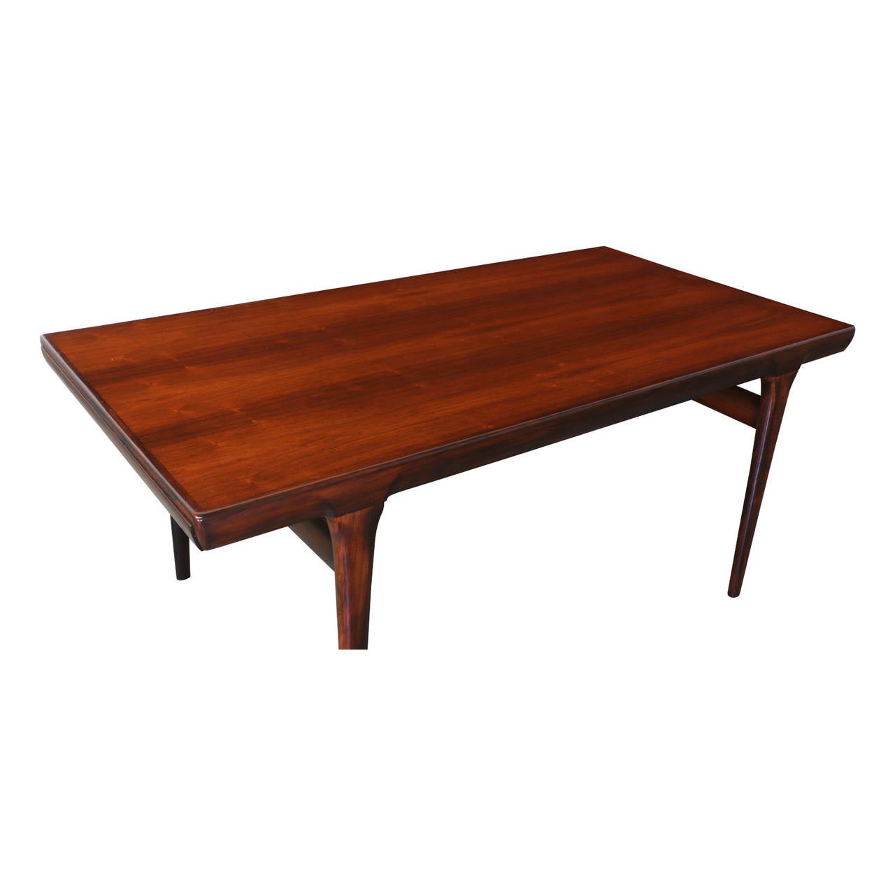 Danish Johannes Andersen Rosewood Draw-Leaf Dining Table for Uldum Mobelfabrik