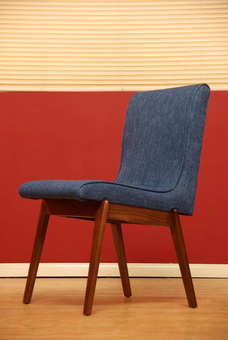 Walnut Dining Chairs by Stanley Young 1