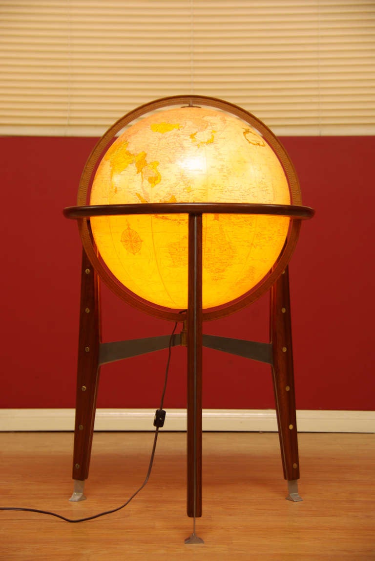 Mid-Century Modern Dunbar Globe Lamp by Edward J. Wormley