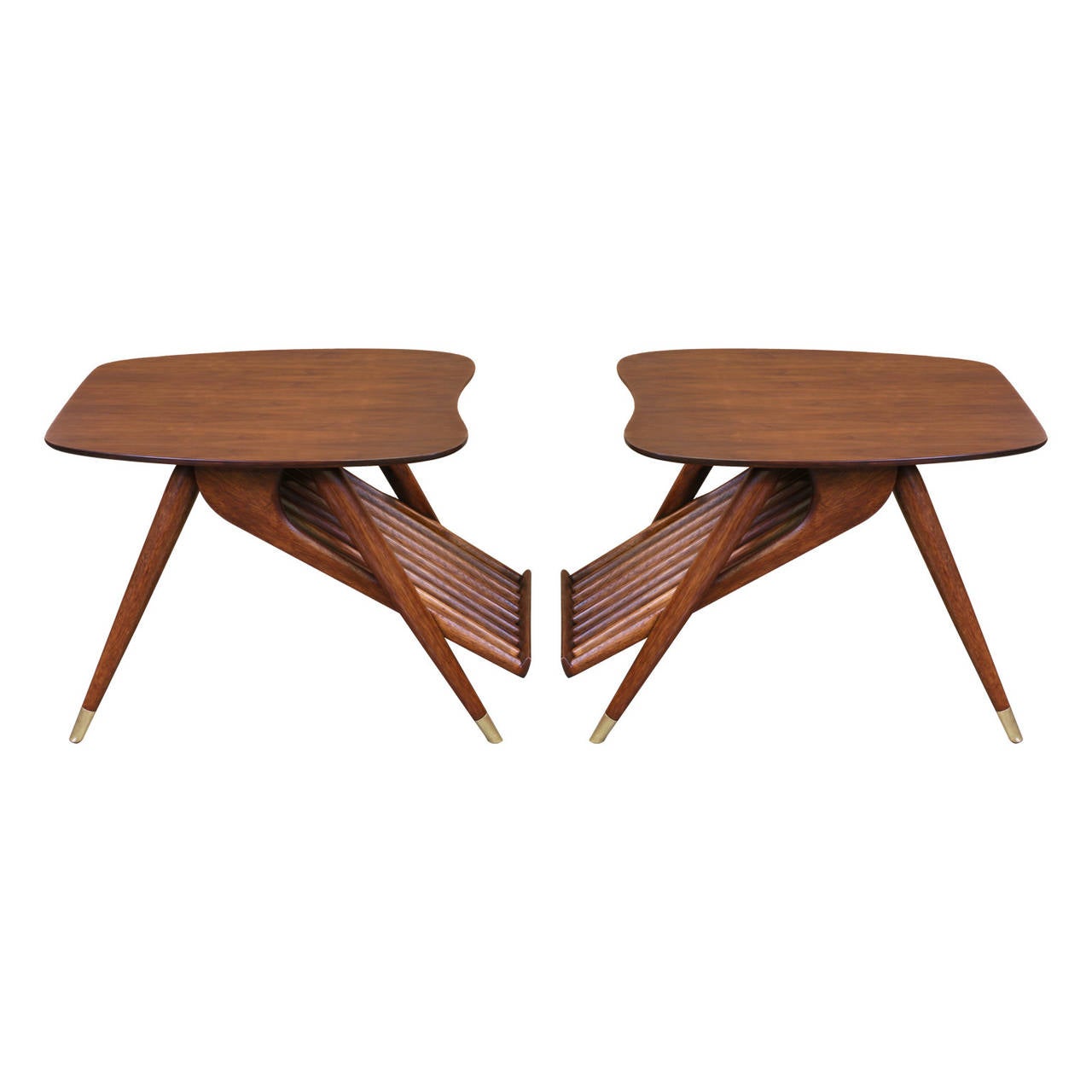 Mid-Century Modern Mid-Century Magazine Side Tables by Ace-Hi