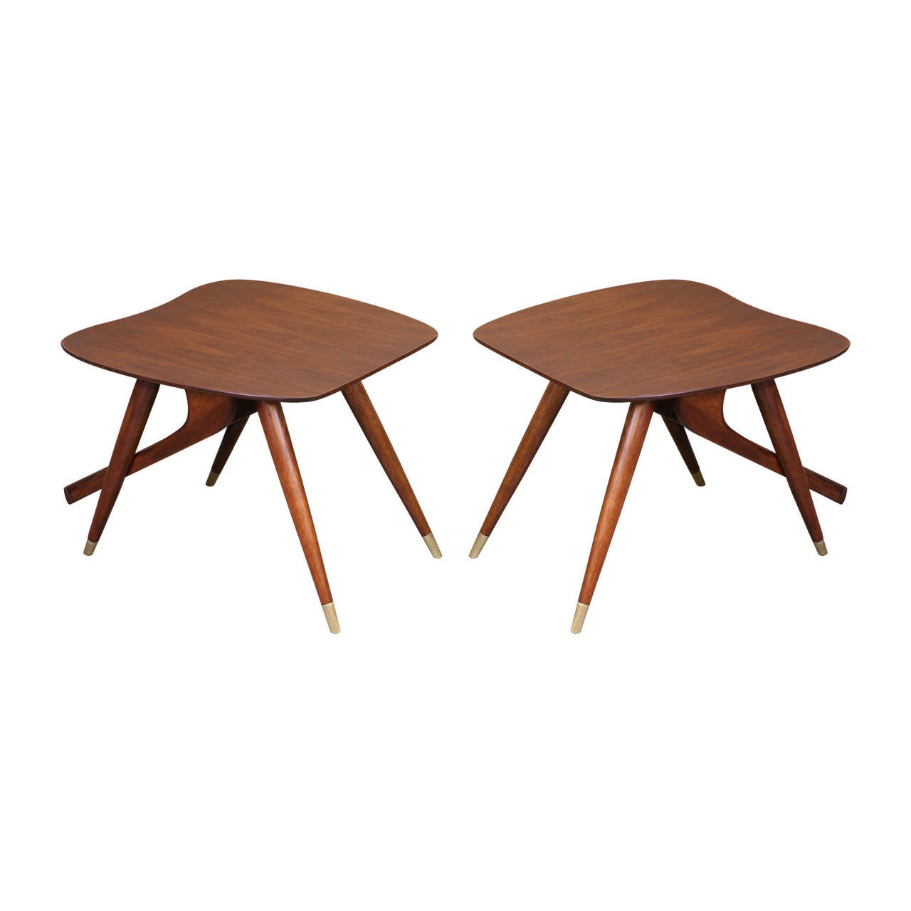 Mid-Century Magazine Side Tables by Ace-Hi In Excellent Condition In Los Angeles, CA