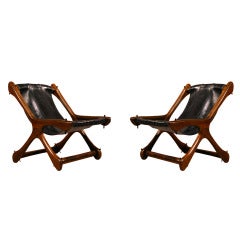 Rosewood Lounge Chairs by Don Shoemaker