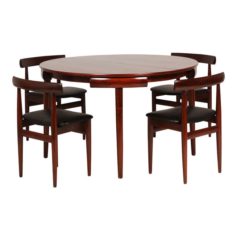 Hans Olsen Rosewood Dining Set at 1stDibs