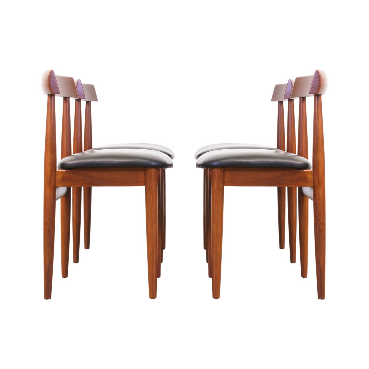 Danish Hans Olsen Teak Dining Chairs for Frem Rojle