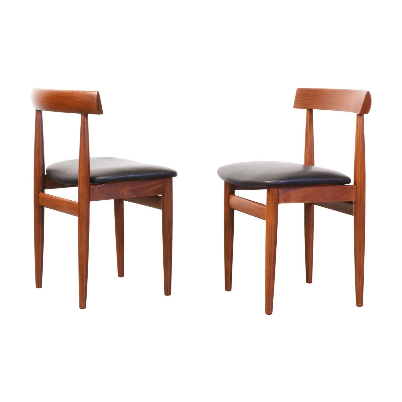 Hans Olsen Teak Dining Chairs for Frem Rojle In Excellent Condition In Los Angeles, CA