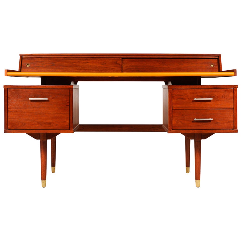 Drexel “Biscayne” Floating Leather Top Desk