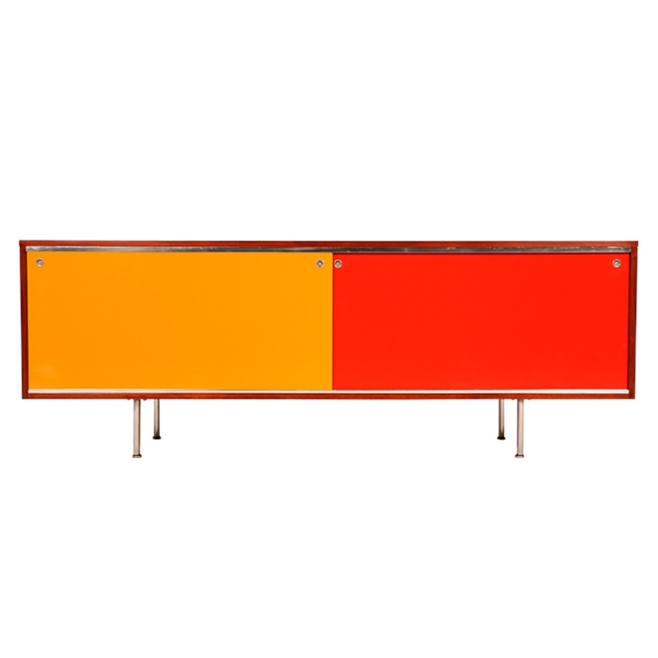 George Nelson Lacquer Credenza for Herman Miller
