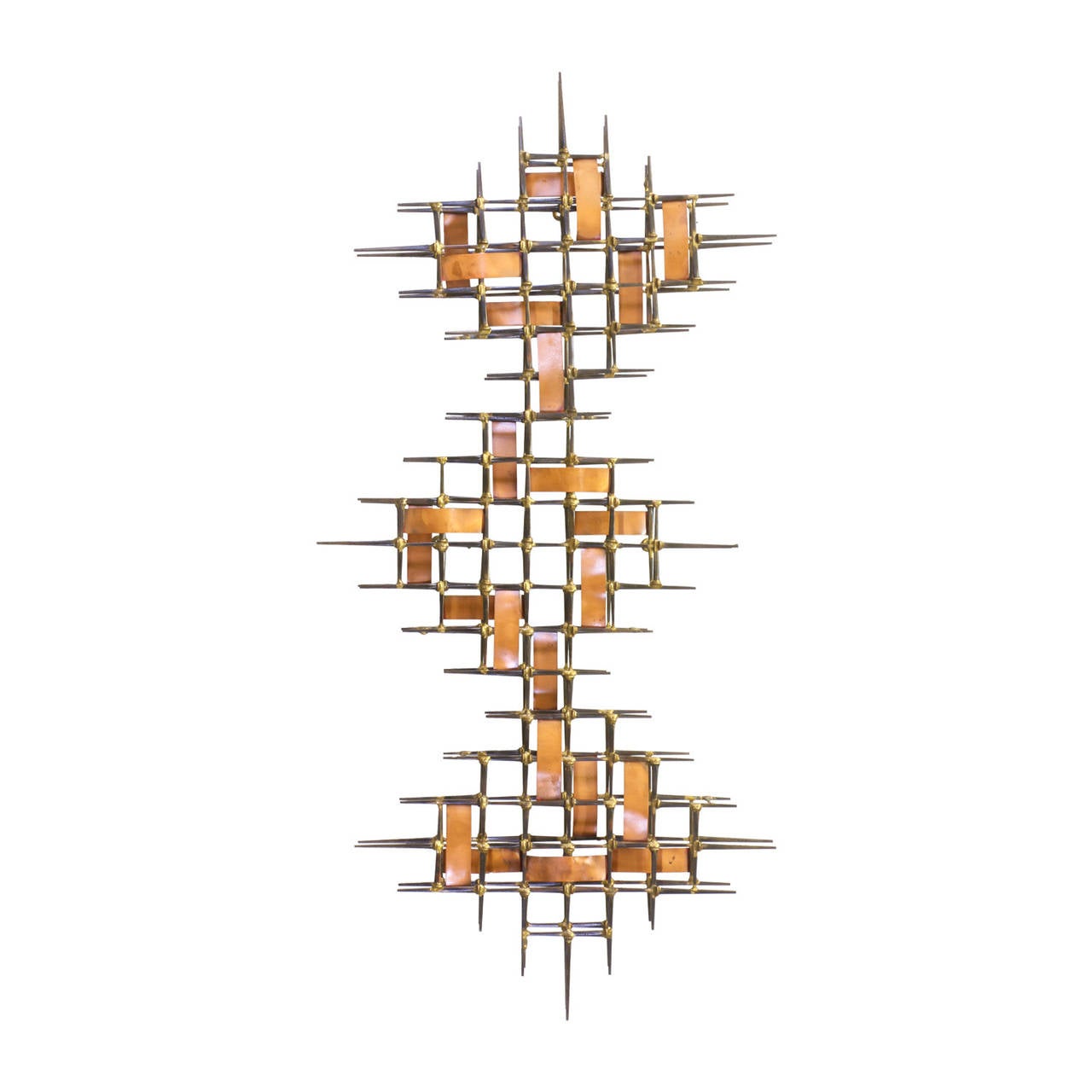 American Mid Century Brutalist Abstract Wall Sculpture