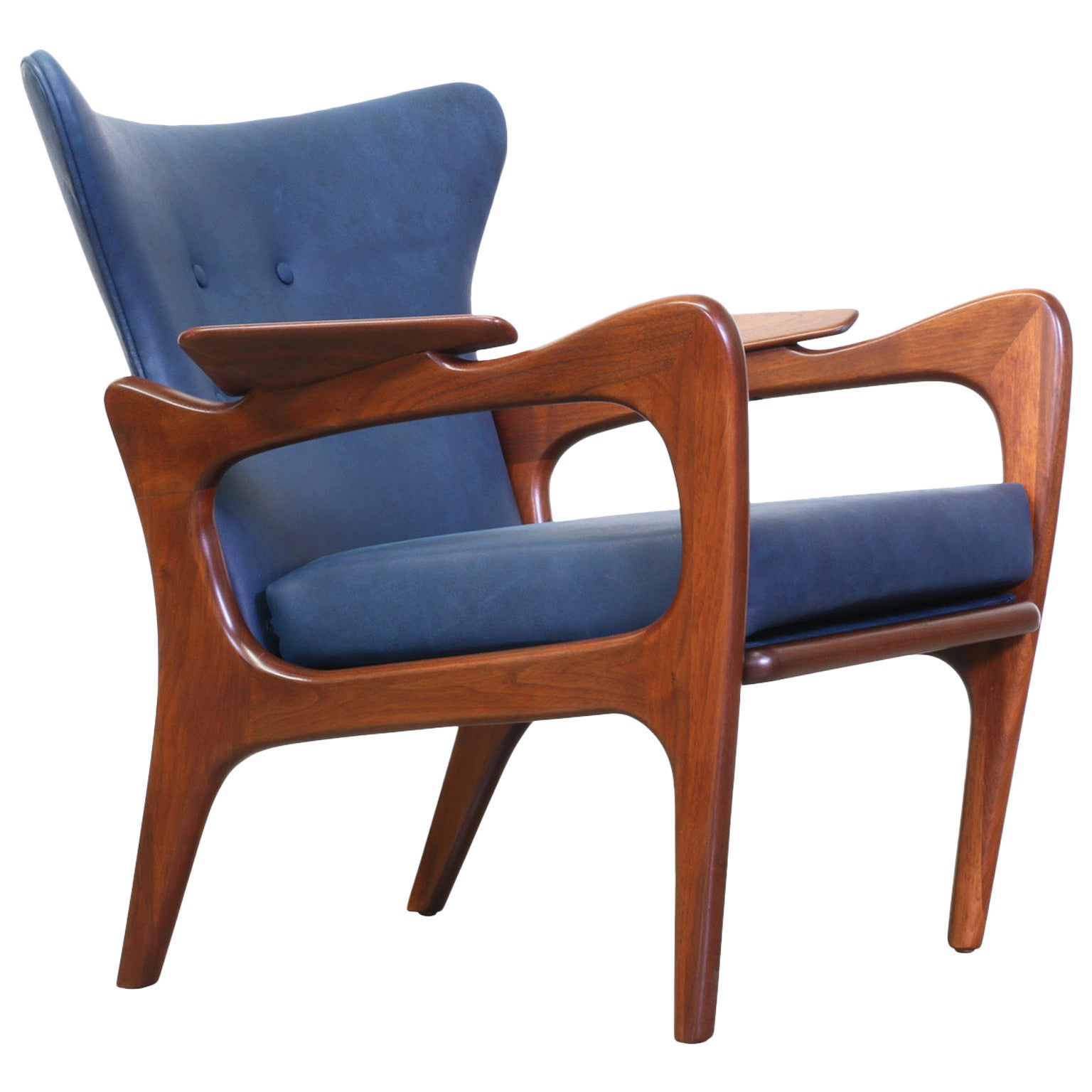 Adrian Pearsall Wingback Lounge Chair