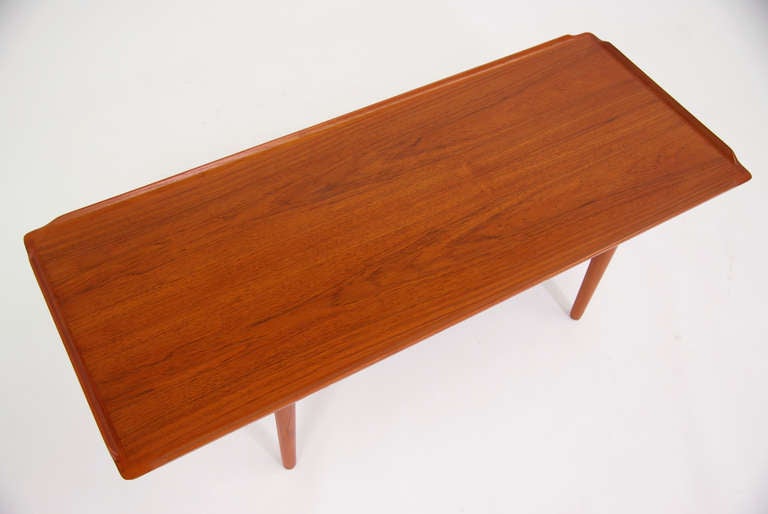 Danish Modern Teak Coffee Table by Georg Jensen In Excellent Condition In Los Angeles, CA