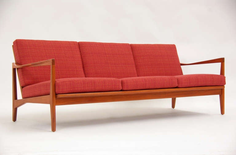 Danish Modern Teak Sofa by Svante Skogh