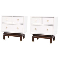 American of Martinsville Lacquered Night Stands