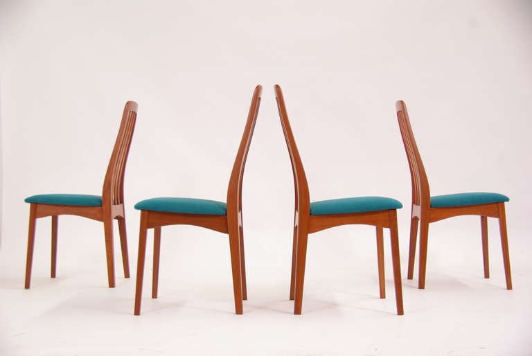 Mid-Century Modern Danish Modern Teak Dining Chairs by Svegards Markaryd