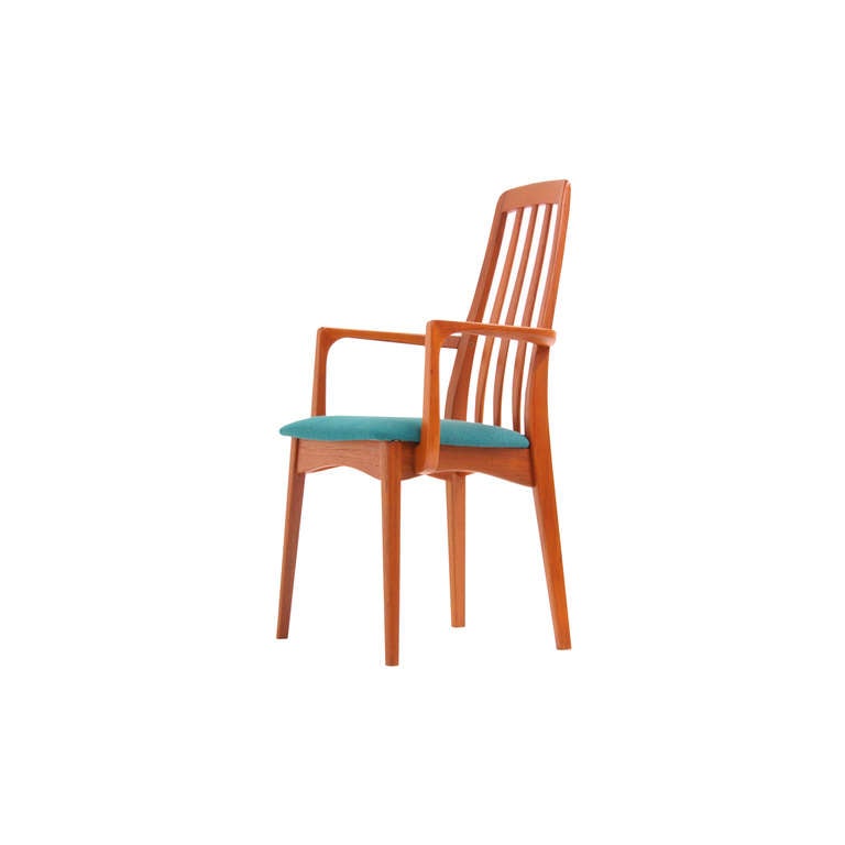 Swedish Danish Modern Teak Dining Chairs by Svegards Markaryd