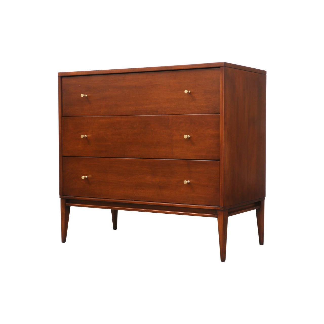 Designer: Paul McCobb
Manufacturer: Winchendon Furniture “Planner Group”
Period/Style: Mid Century Modern
Country: United States
Date: 1950s

Dimensions: 36″L x 18.25″W x 33.5″H
Materials: Maple, Stain, Walnut
Condition: Excellent – Newly