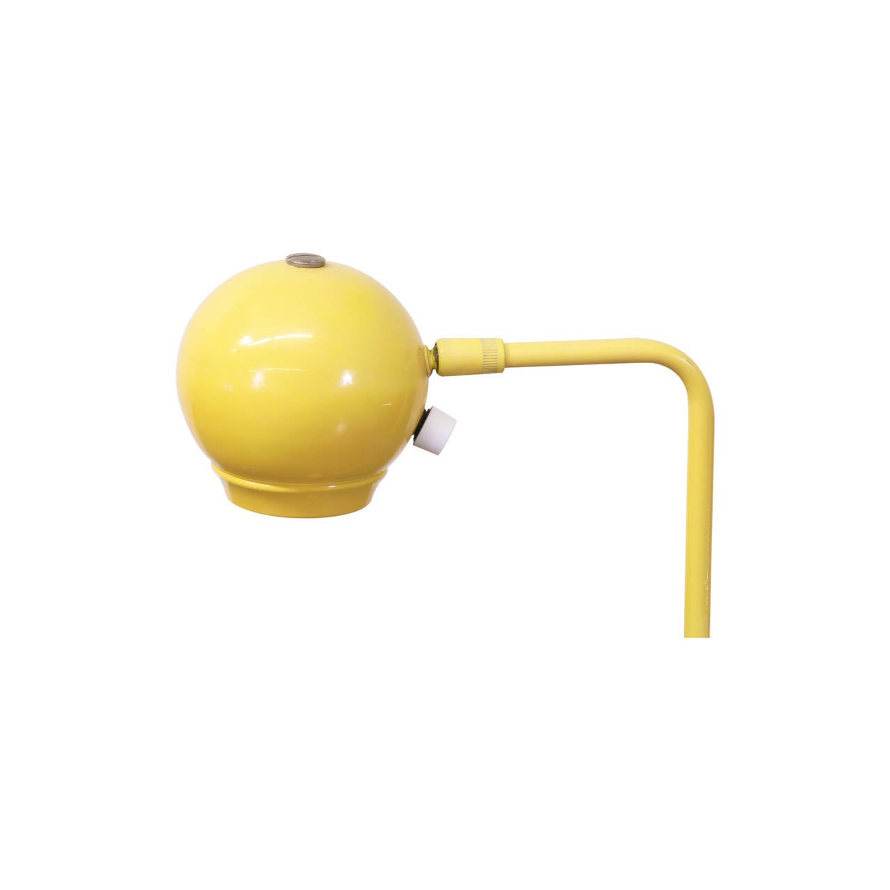 George Kovacs Mustard Yellow Reading Floor Lamp