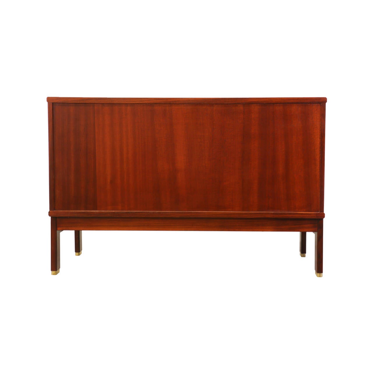 Danish Modern Rosewood Credenza with Brass Accents 2