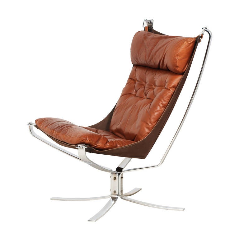 Norwegian Sigurd Ressel “Falcon” Chair