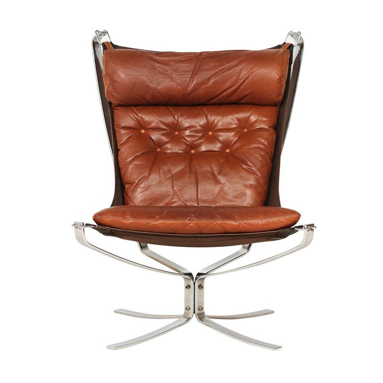 Sigurd Ressel “Falcon” Chair In Excellent Condition In Los Angeles, CA