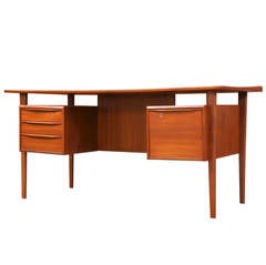 Peter Løvig Nielsen Floating Top Teak Desk