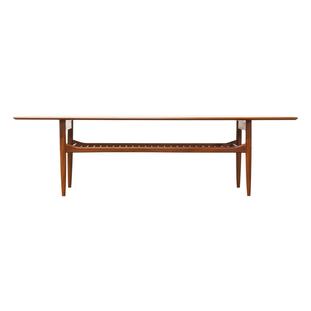 Designer: Ib Kofod Larsen
Manufacturer: G-Plan
Period/Style: Mid Century Modern
Country: England
Date: 1960’s

Dimensions: 17″H x 83″L x 23.5″W
Materials: Teak
Condition: Excellent – Newly Refinished
Number of Items: 1
ID Number: PENDING