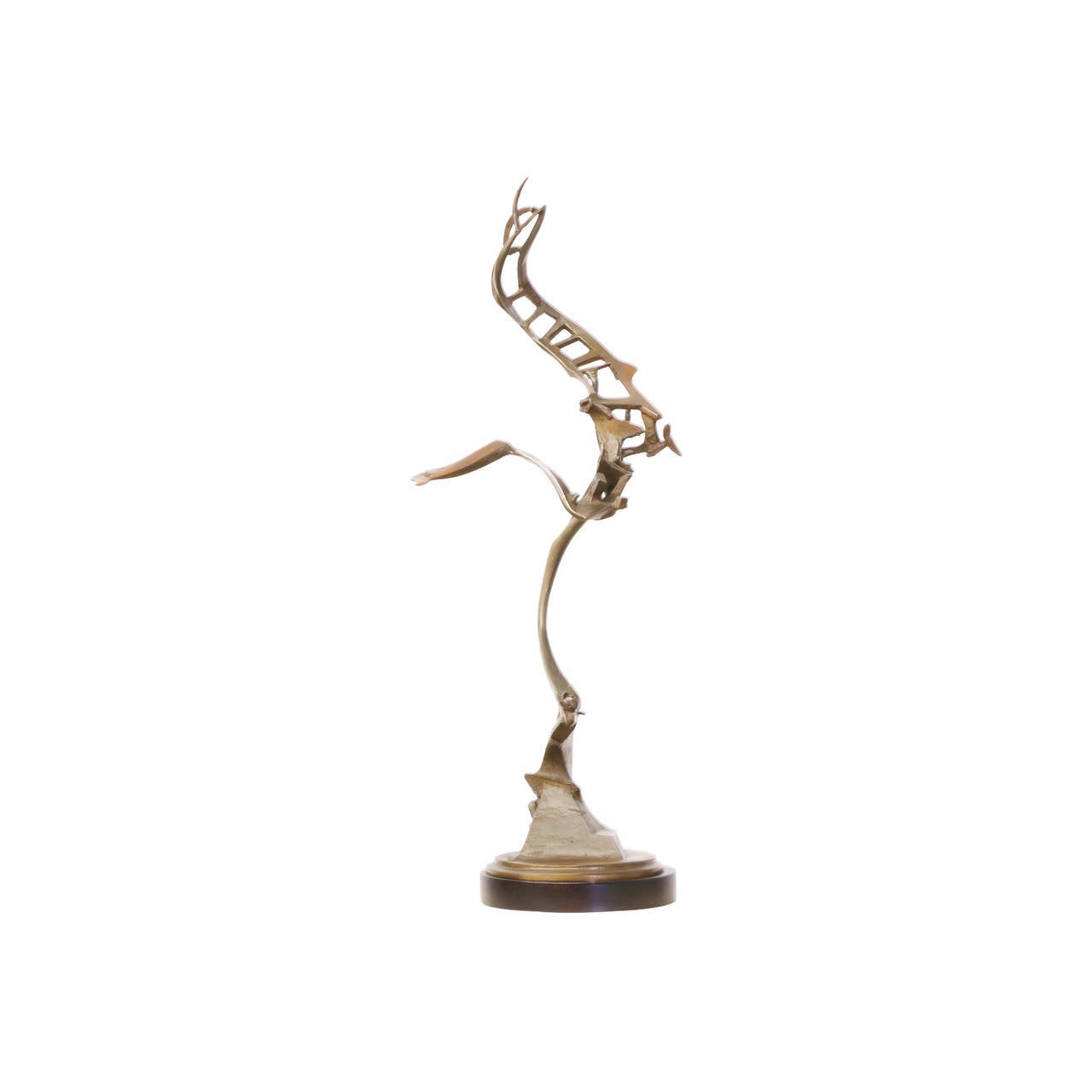 Richard Howard Hunt Abstrakte Bronze-Skulptur