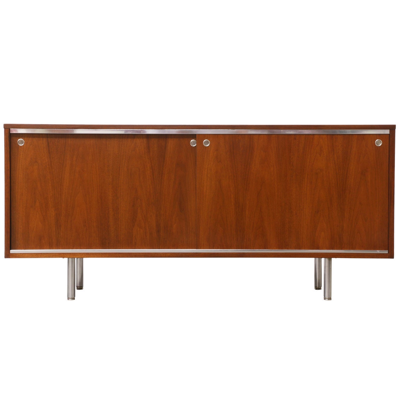 George Nelson Walnut Credenza for Herman Miller