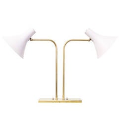 Greta Von Nessen Double Cone Table Lamp