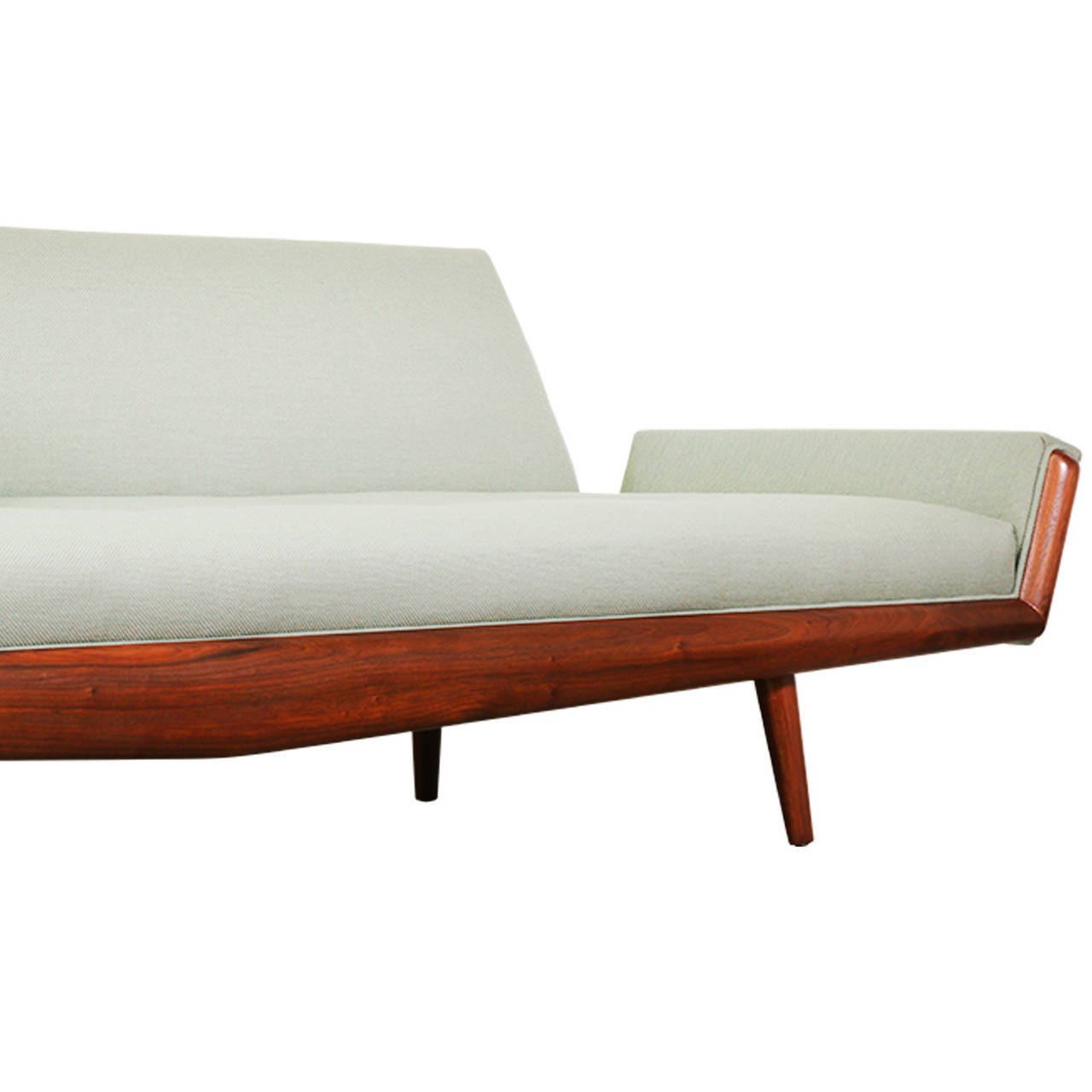 Walnut Adrian Pearsall Sofa for Craft Associates