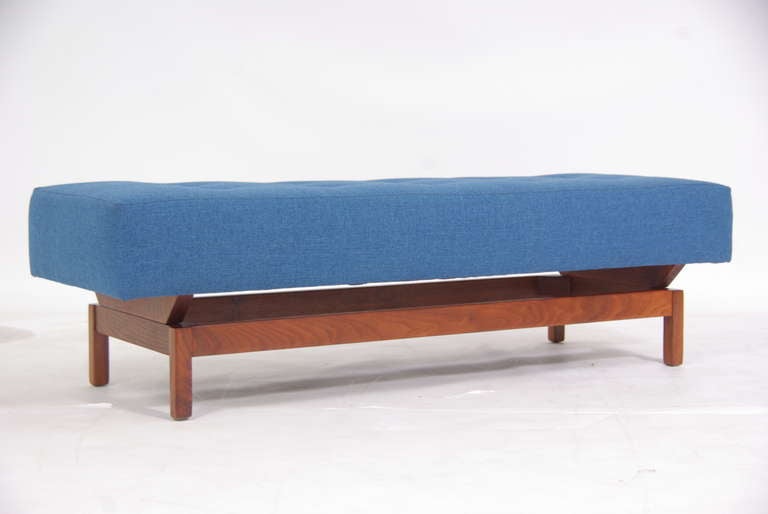 Mid-Century Modern Glenn of California Walnut Bench by Greta Grossman