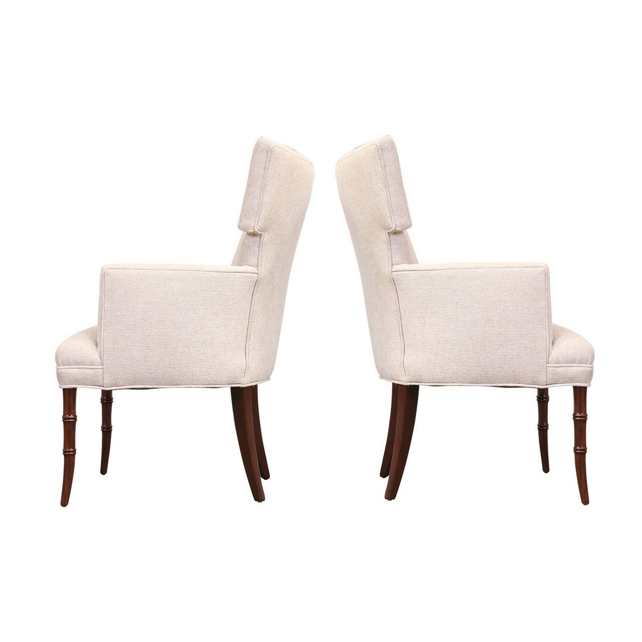 Wing Back Easy Chairs Attributed to T.H. RobsjohnGibbings at 1stDibs