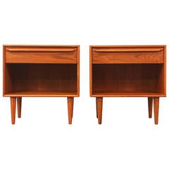 Danish Modern Teak Night Stands