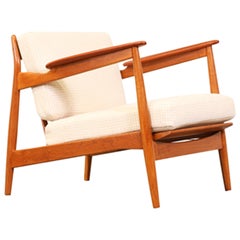 IB Kofod Larsen Model-107 Lounge Chair for Magnus Olesen
