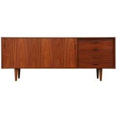 Danish Modern Walnut Credenza