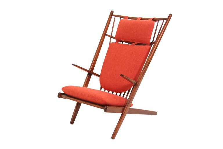 Danish Modern chair by Poul M. Volther for Gemla Sweden.