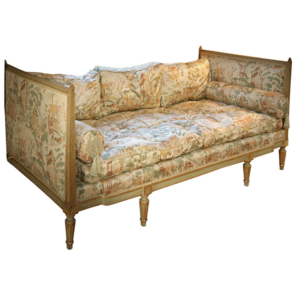 A Louis XVI style daybed by Pierre Lottier For Sale