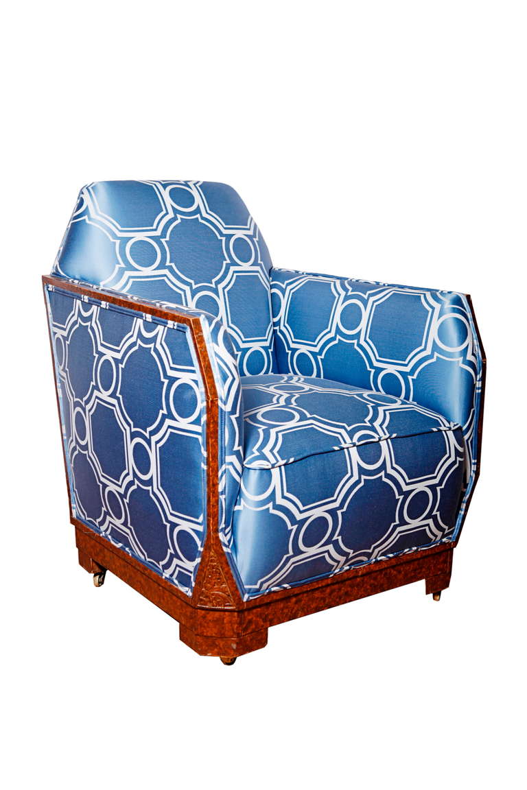 Pair Of French Art Deco Armchairs