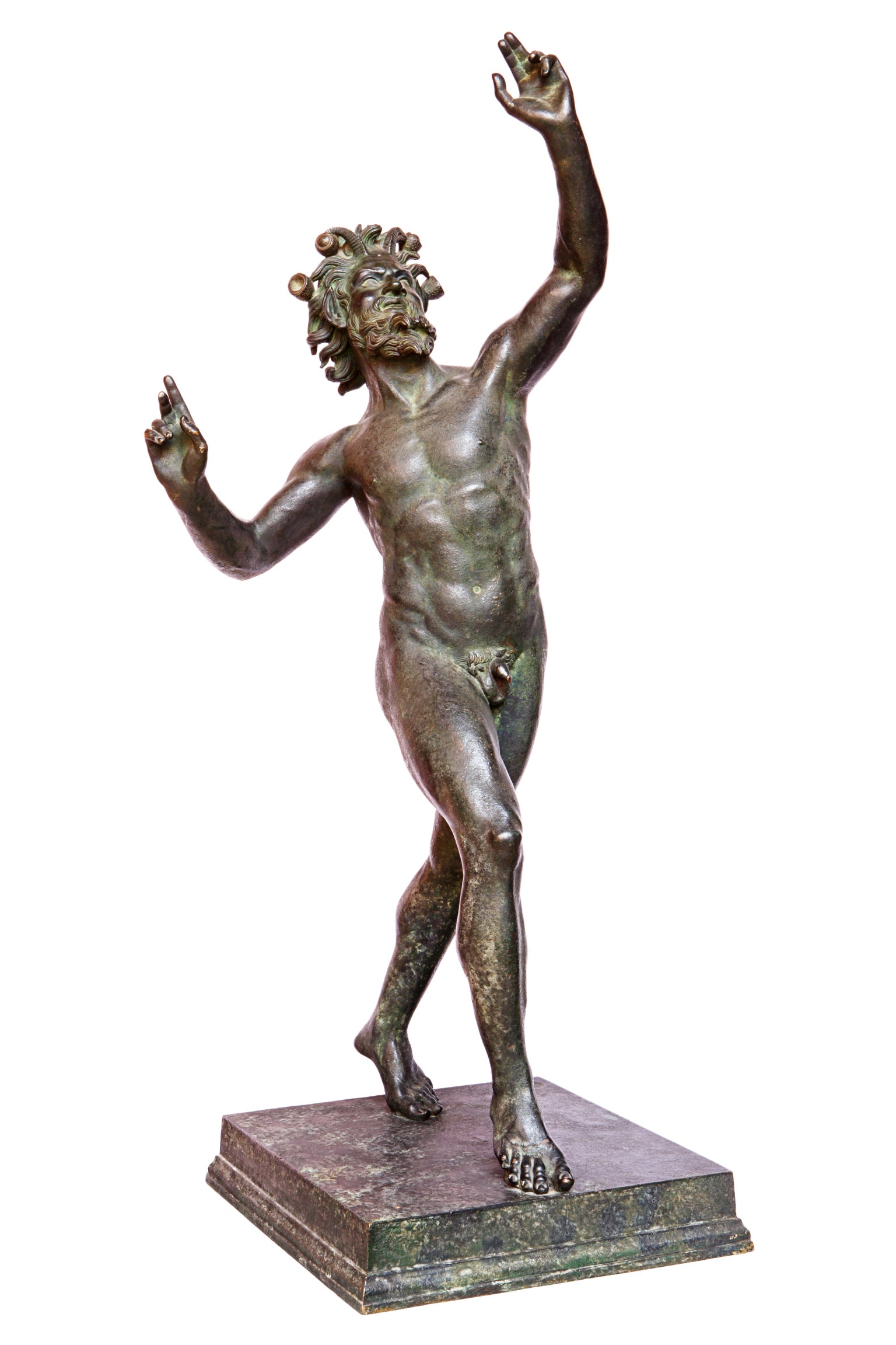 Bronze Figure of Dancing Faune by Chiurazzi after the Antique For Sale