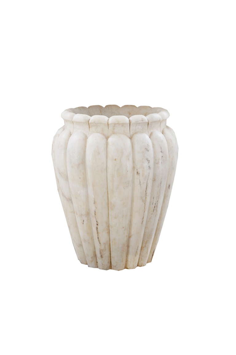 Pair of Syrian Marble Vases