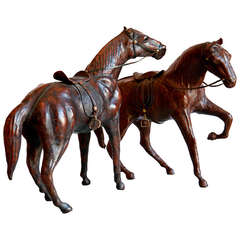 Pair of French 19th Century Toy Horses