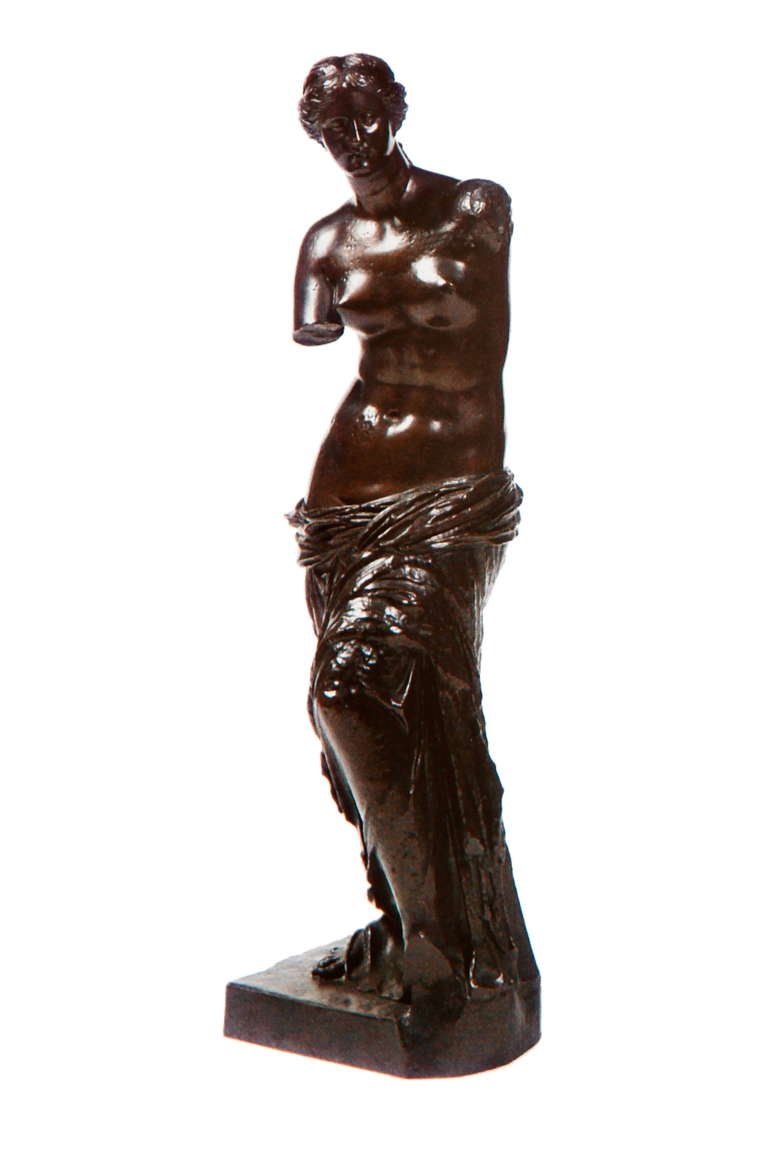 19th Century French Bronze Figure of the Venus de Milo by Barbedienne after the Antique For Sale
