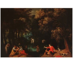 Gillis Van Coninxloo II  "Landscape with Diana and Callisto"