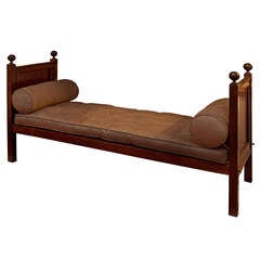 Antique A french directoire mahogamy daybed.