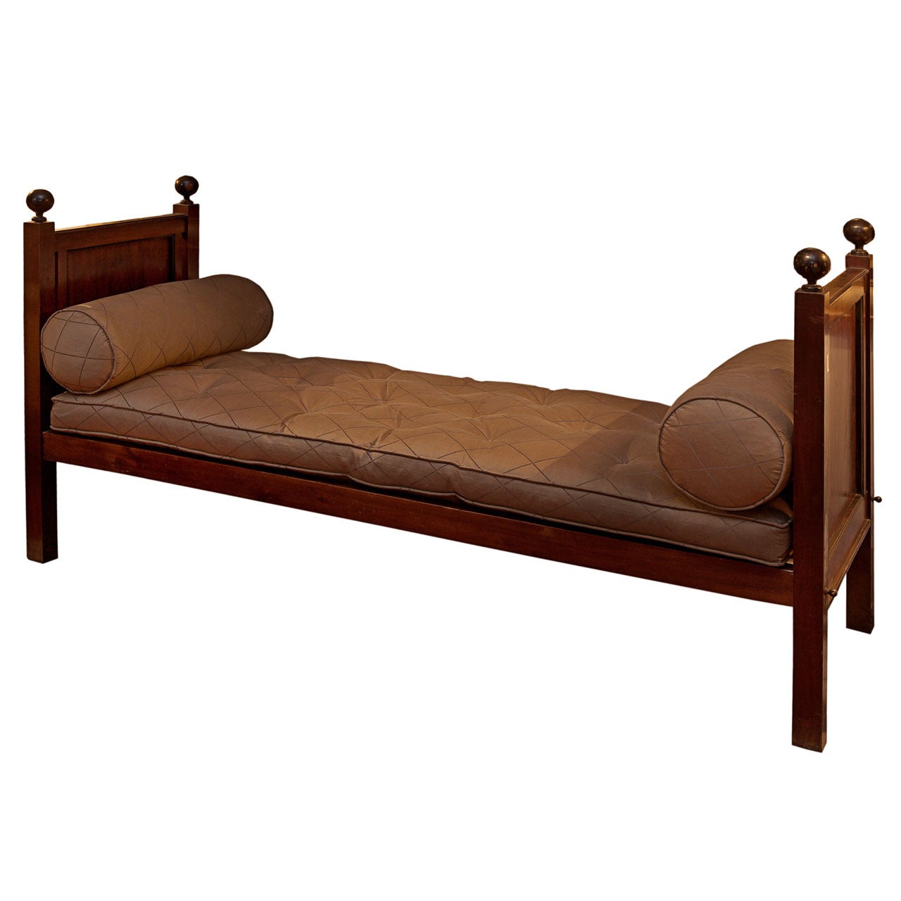 A french directoire mahogamy daybed. For Sale