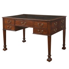 A Superb And Highly Important Library Table In The Manner Of Thomas Chippendale 3